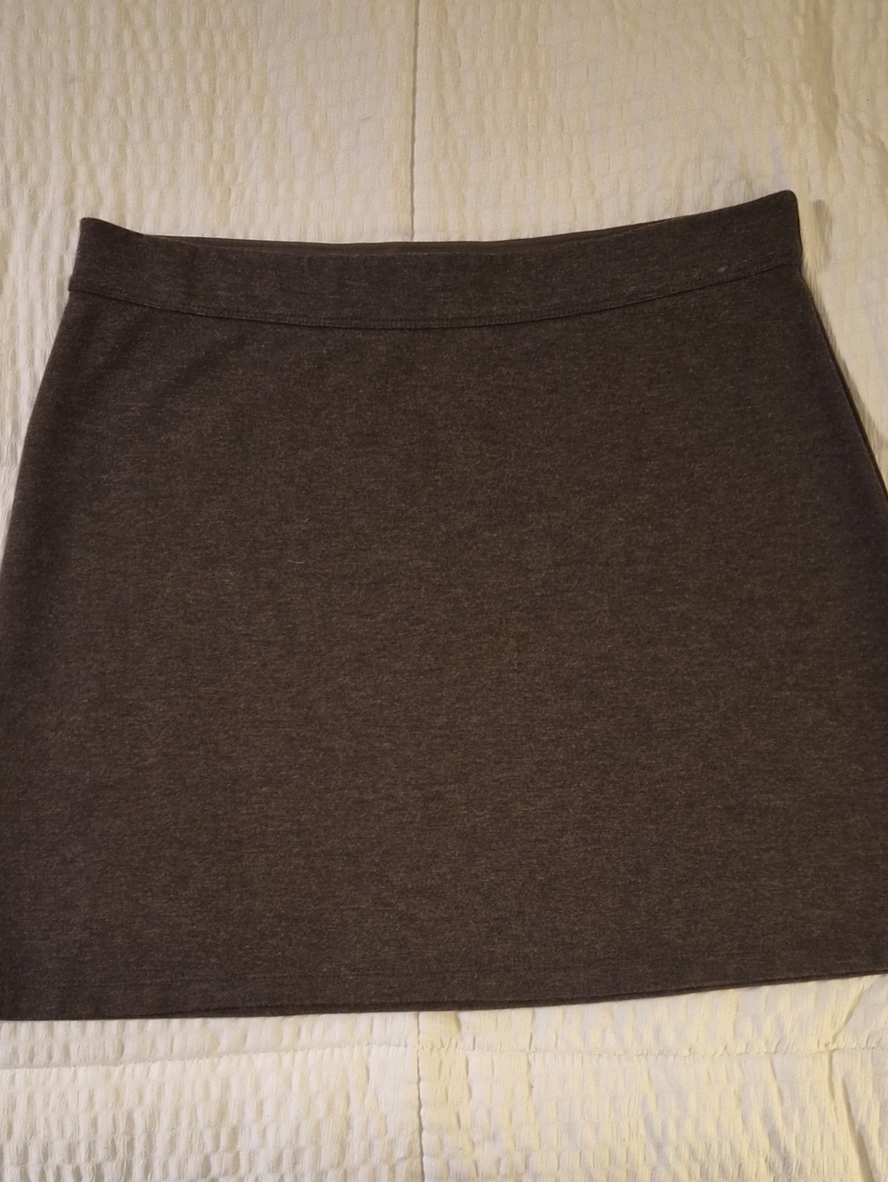 Sophie Max Brown Knit Mini Skirt sz M